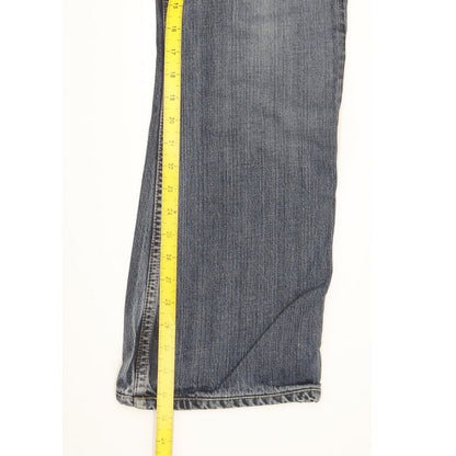 Levi's 512 Men Blue Bootcut Slim Jeans W34 L33