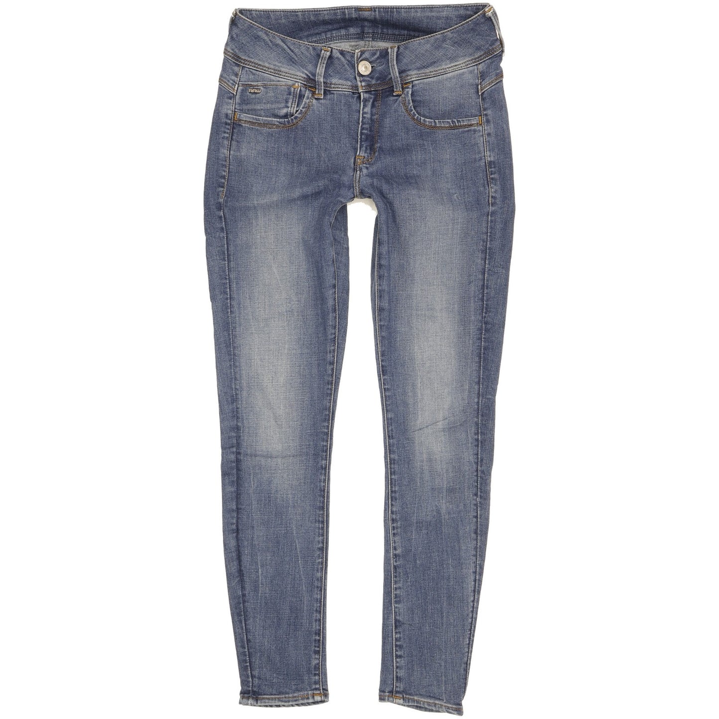 G-Star Lynn Women Blue Skinny Slim Stretch Jeans W27 L28