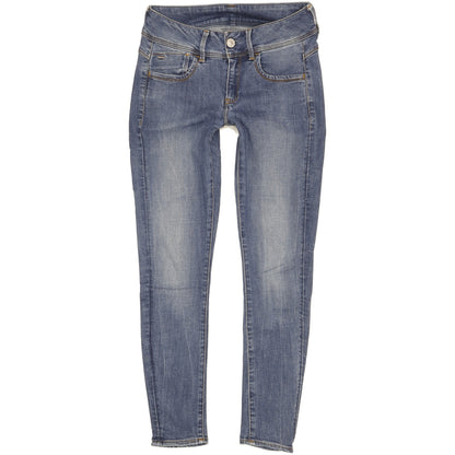 G-Star Lynn Women Blue Skinny Slim Stretch Jeans W27 L28