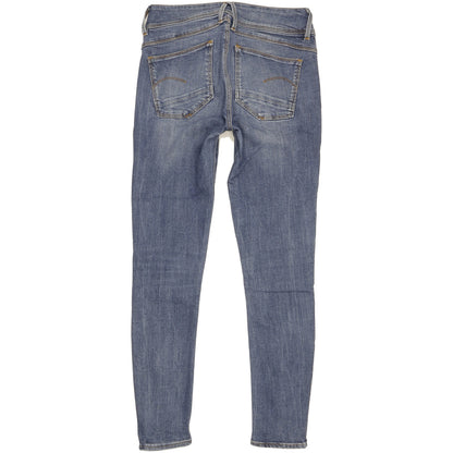G-Star Lynn Women Blue Skinny Slim Stretch Jeans W27 L28