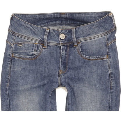 G-Star Lynn Women Blue Skinny Slim Stretch Jeans W27 L28