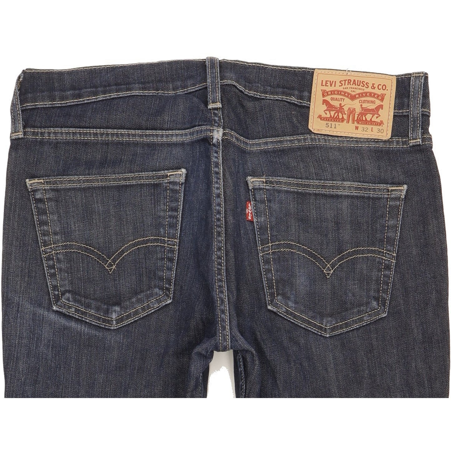 Levi's 511 Men Blue Straight Slim Stretch Jeans W32 L28