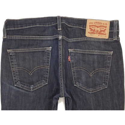 Levi's 511 Men Blue Straight Slim Stretch Jeans W32 L28