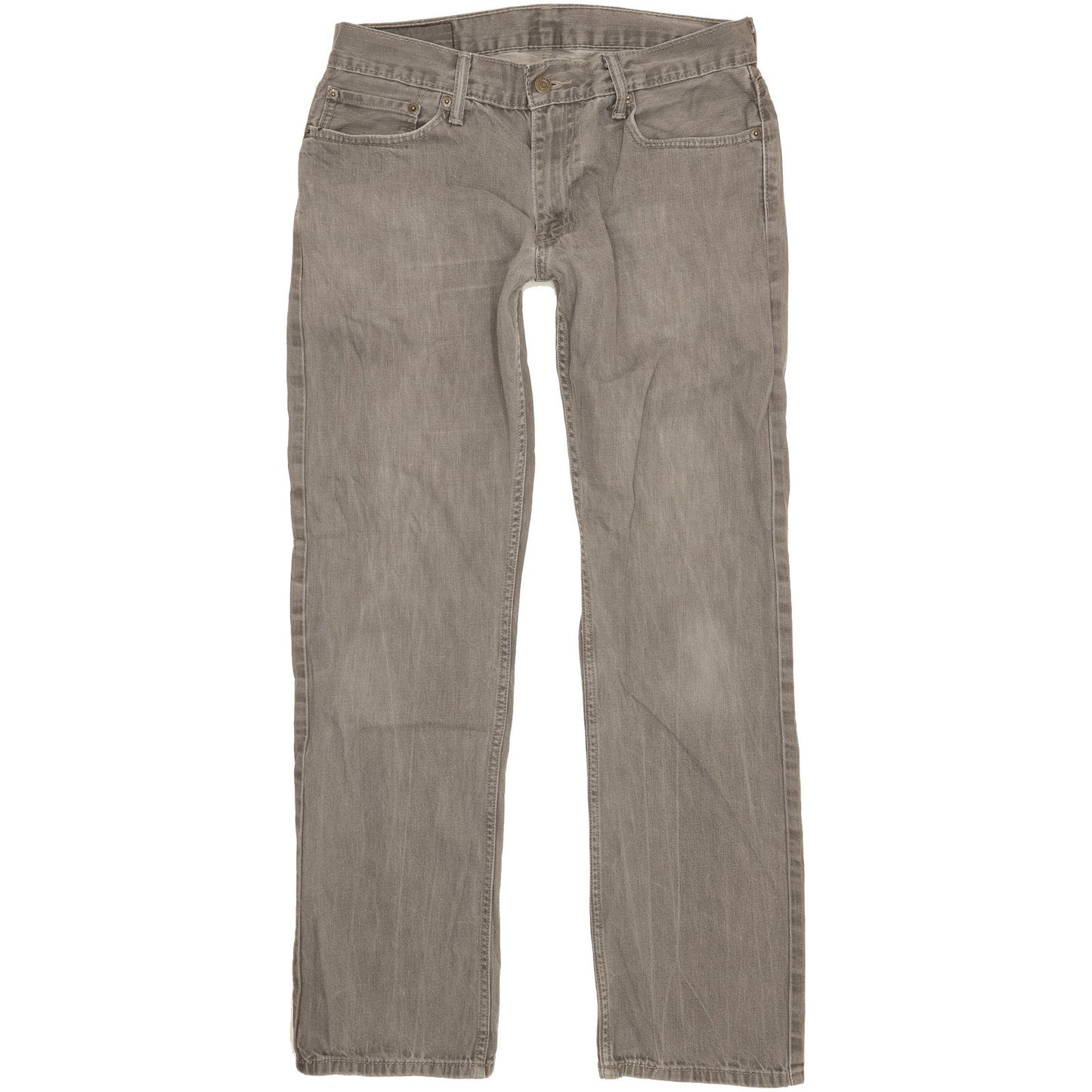 Levi's 514 Men Grey Straight Slim Jeans W34 L32