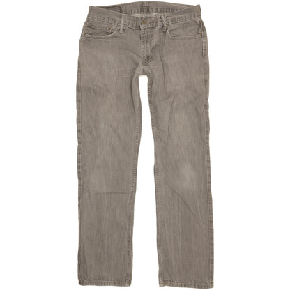Levi's 514 Men Grey Straight Slim Jeans W34 L32