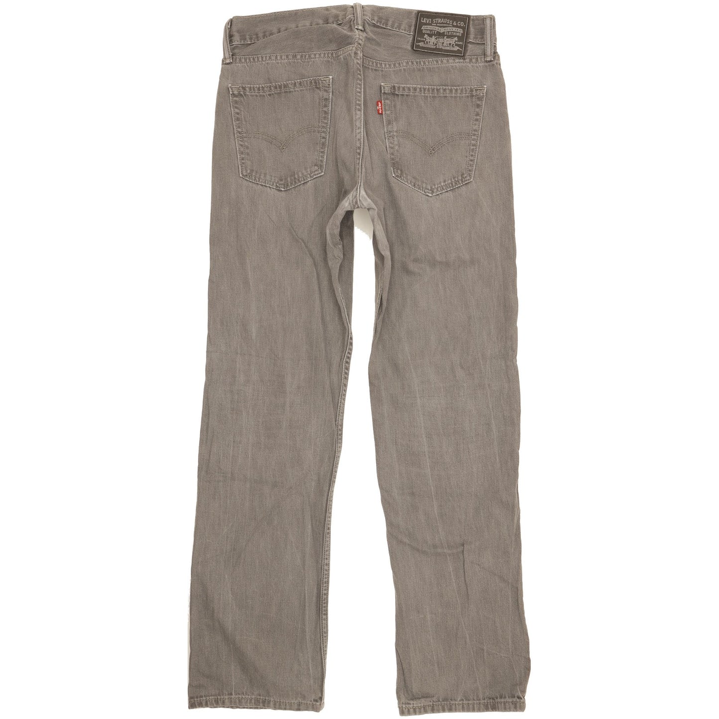 Levi's 514 Men Grey Straight Slim Jeans W34 L32