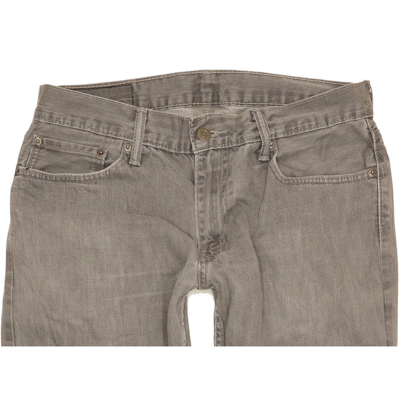 Levi's 514 Men Grey Straight Slim Jeans W34 L32