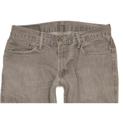Levi's 514 Men Grey Straight Slim Jeans W34 L32