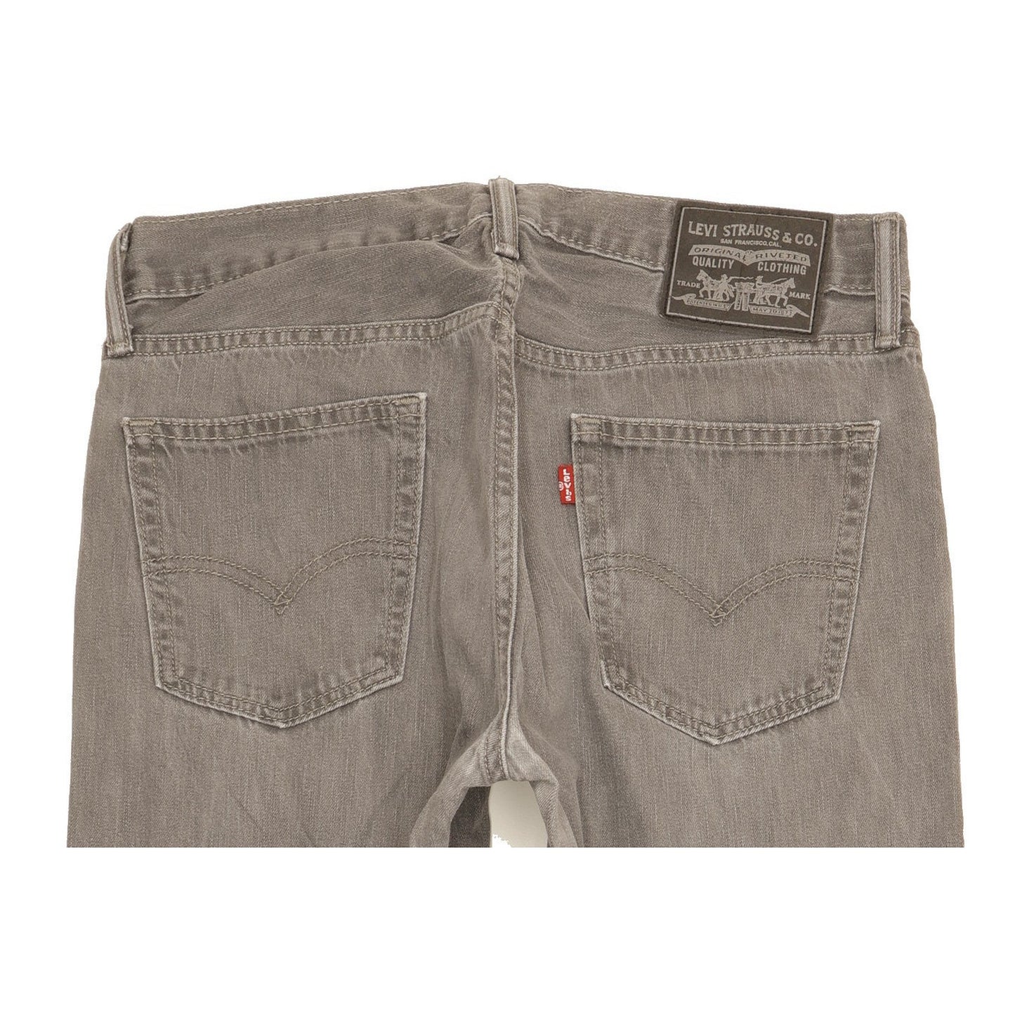 Levi's 514 Men Grey Straight Slim Jeans W34 L32