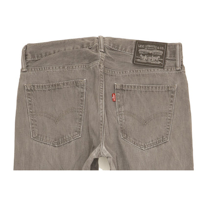 Levi's 514 Men Grey Straight Slim Jeans W34 L32