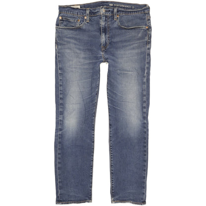 Levi's 502 Men Blue Tapered Regular Stretch Jeans W34 L28