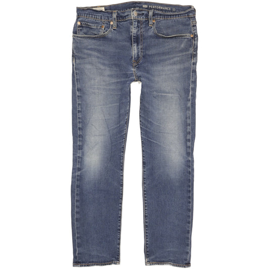 Levi's 502 Men Blue Tapered Regular Stretch Jeans W34 L28