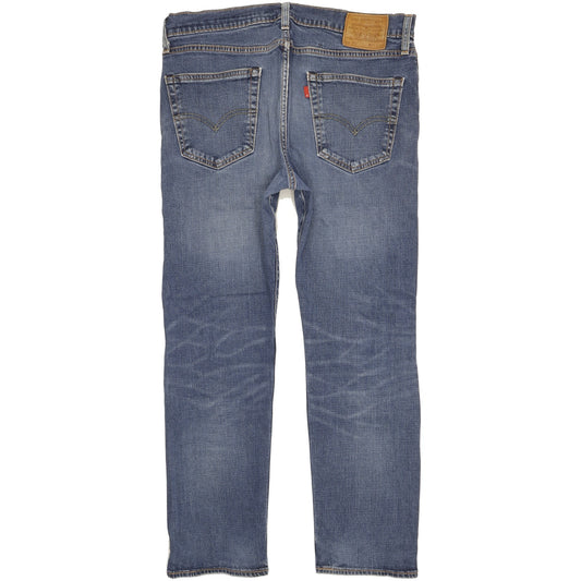 Levi's 502 Men Blue Tapered Regular Stretch Jeans W34 L28