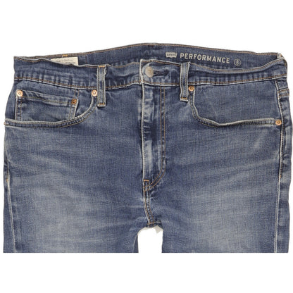 Levi's 502 Men Blue Tapered Regular Stretch Jeans W34 L28