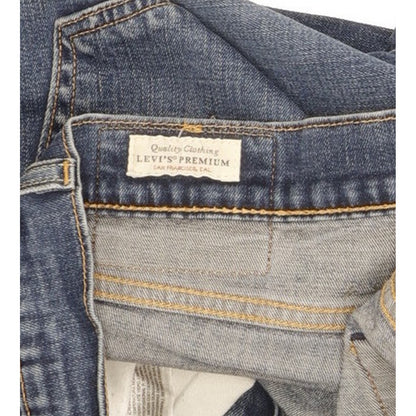 Levi's 502 Men Blue Tapered Regular Stretch Jeans W34 L28