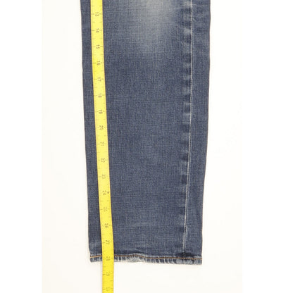 Levi's 502 Men Blue Tapered Regular Stretch Jeans W34 L28