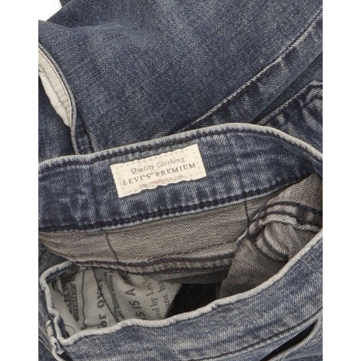 Levi's 519 Men Blue Skinny Slim Stretch Jeans W30 L32