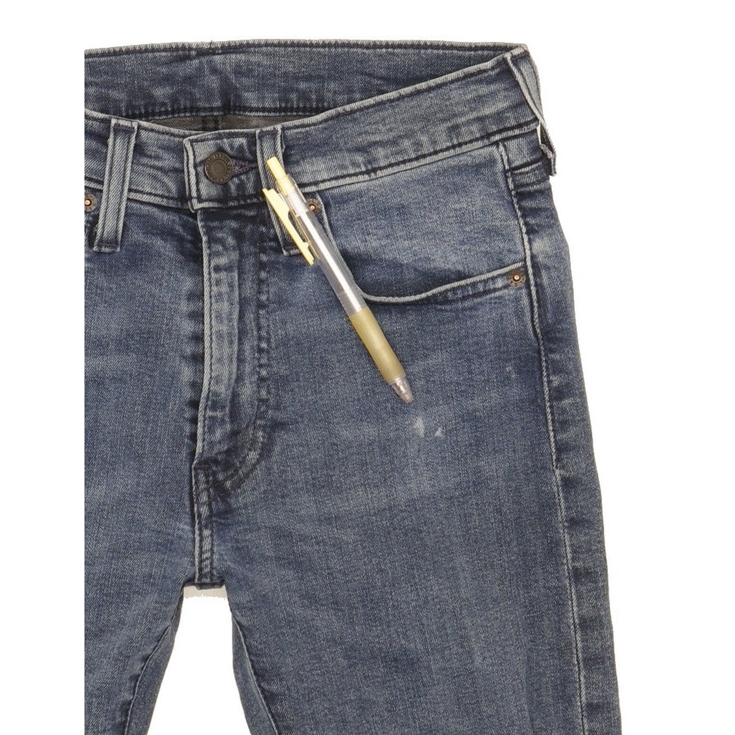 Levi's 519 Men Blue Skinny Slim Stretch Jeans W30 L32