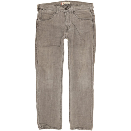 Levi's 504 Men Grey Straight Regular Jeans W34 L30