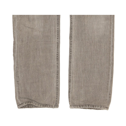 Levi's 504 Men Grey Straight Regular Jeans W34 L30