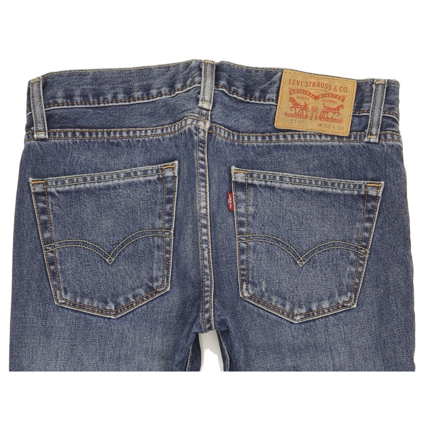 Levi's 511 Men Blue Straight Slim Jeans W32 L29