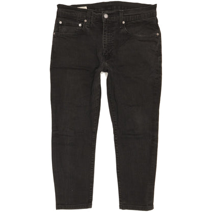Levi's Men Black Skinny Regular Stretch Jeans W32 L23