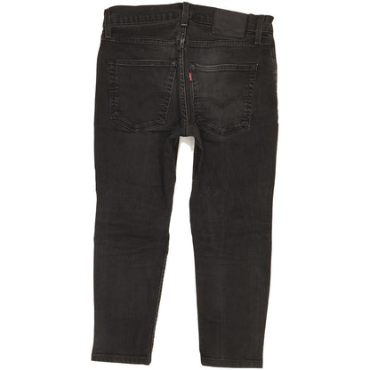 Levi's Men Black Skinny Regular Stretch Jeans W32 L23
