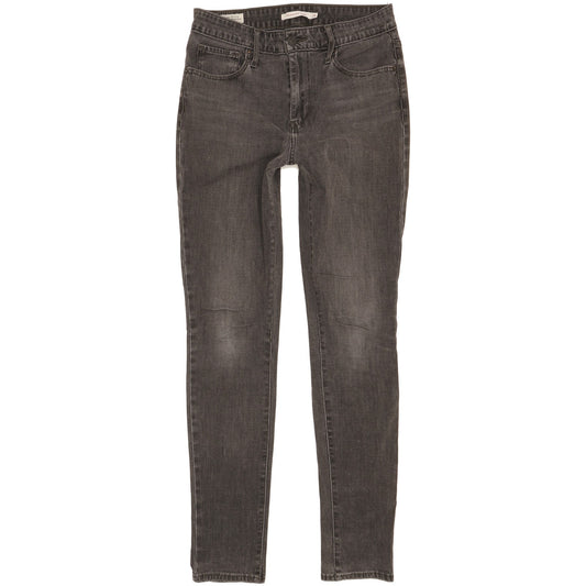 Levi's 721 Women Grey Skinny Slim Stretch Jeans W28 L29