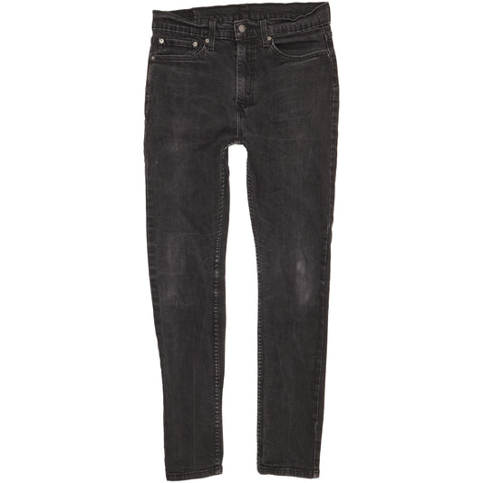 Levi's 510 Black Skinny Slim Stretch Jeans High Waisted W34 L31