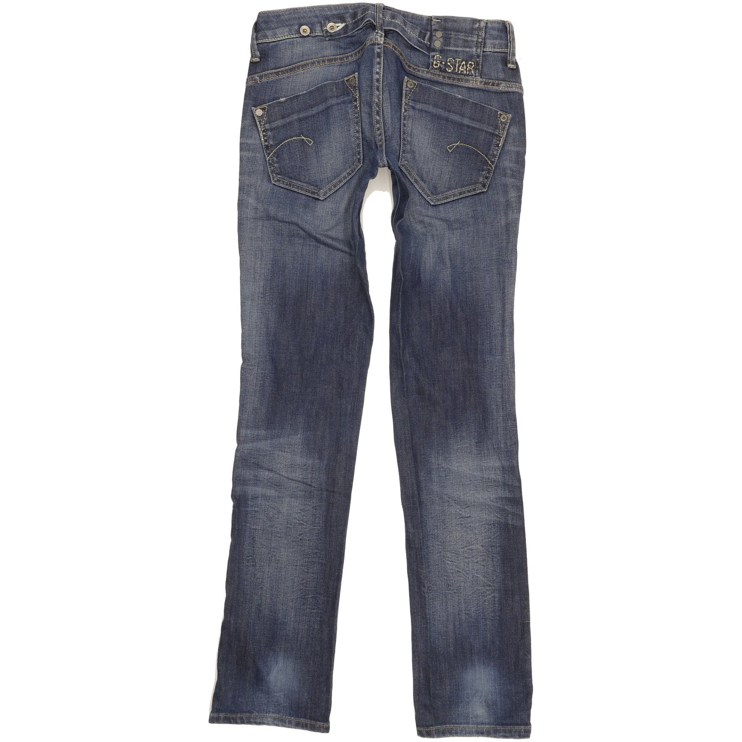 G-Star Midge Women Blue Straight Slim Stretch Jeans W26 L32