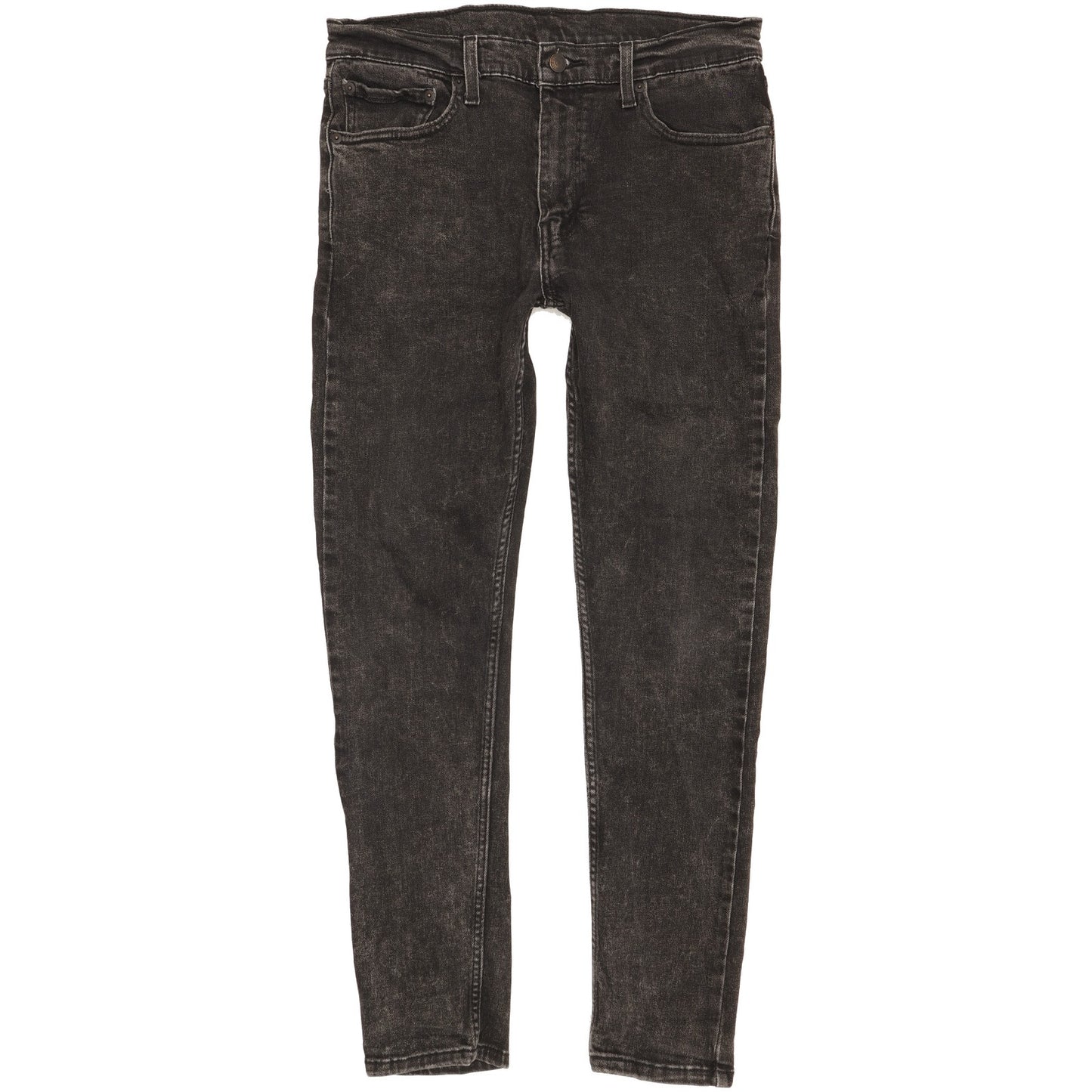 Levi's 512 Men Black Tapered Slim Stretch Jeans W33 L30