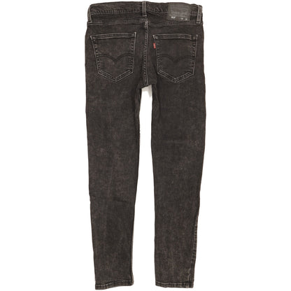 Levi's 512 Men Black Tapered Slim Stretch Jeans W33 L30
