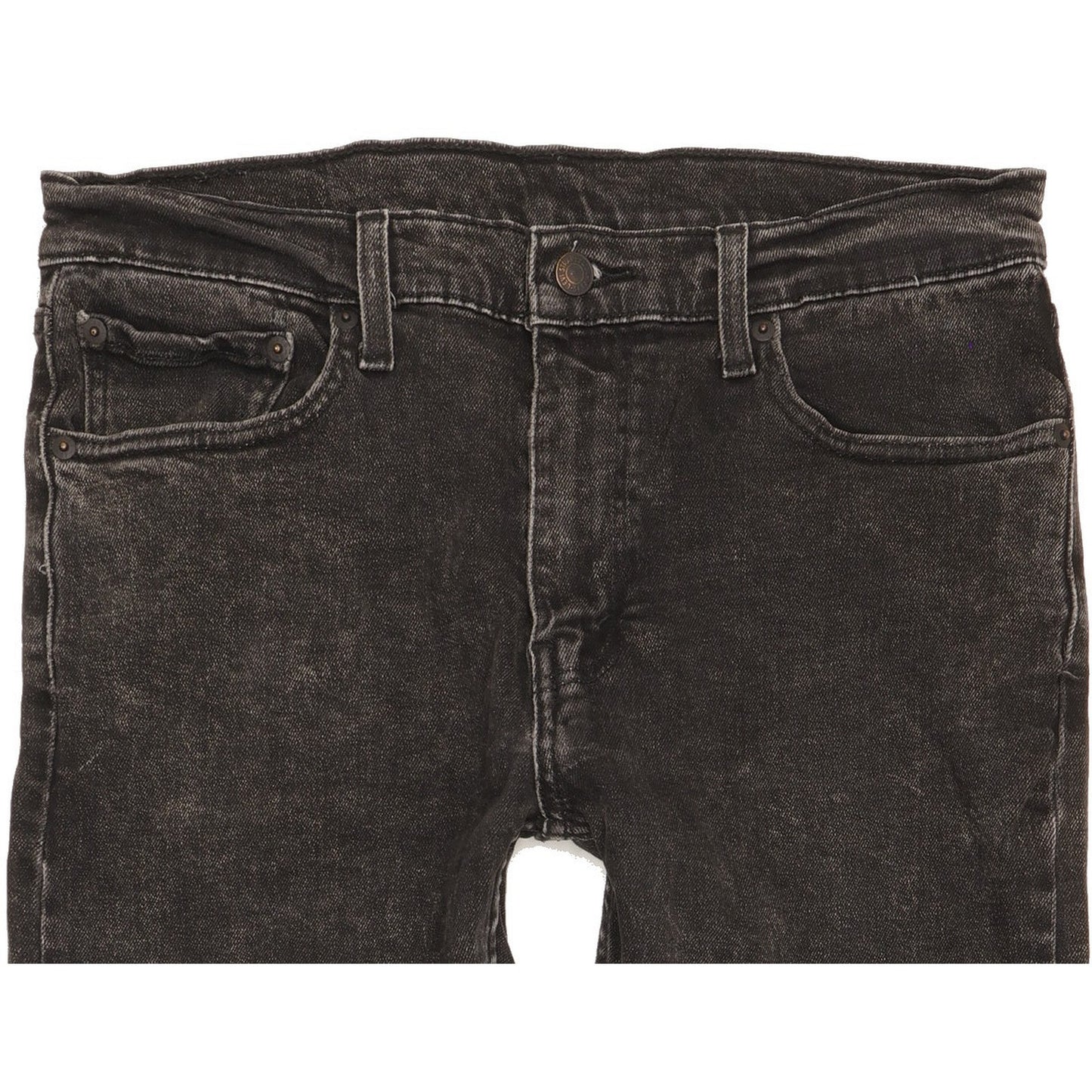 Levi's 512 Men Black Tapered Slim Stretch Jeans W33 L30
