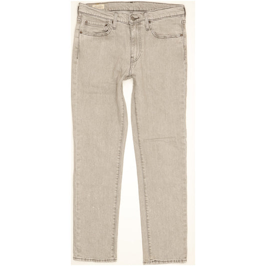 Levi's 511 Men Grey Straight Slim Jeans W32 L29