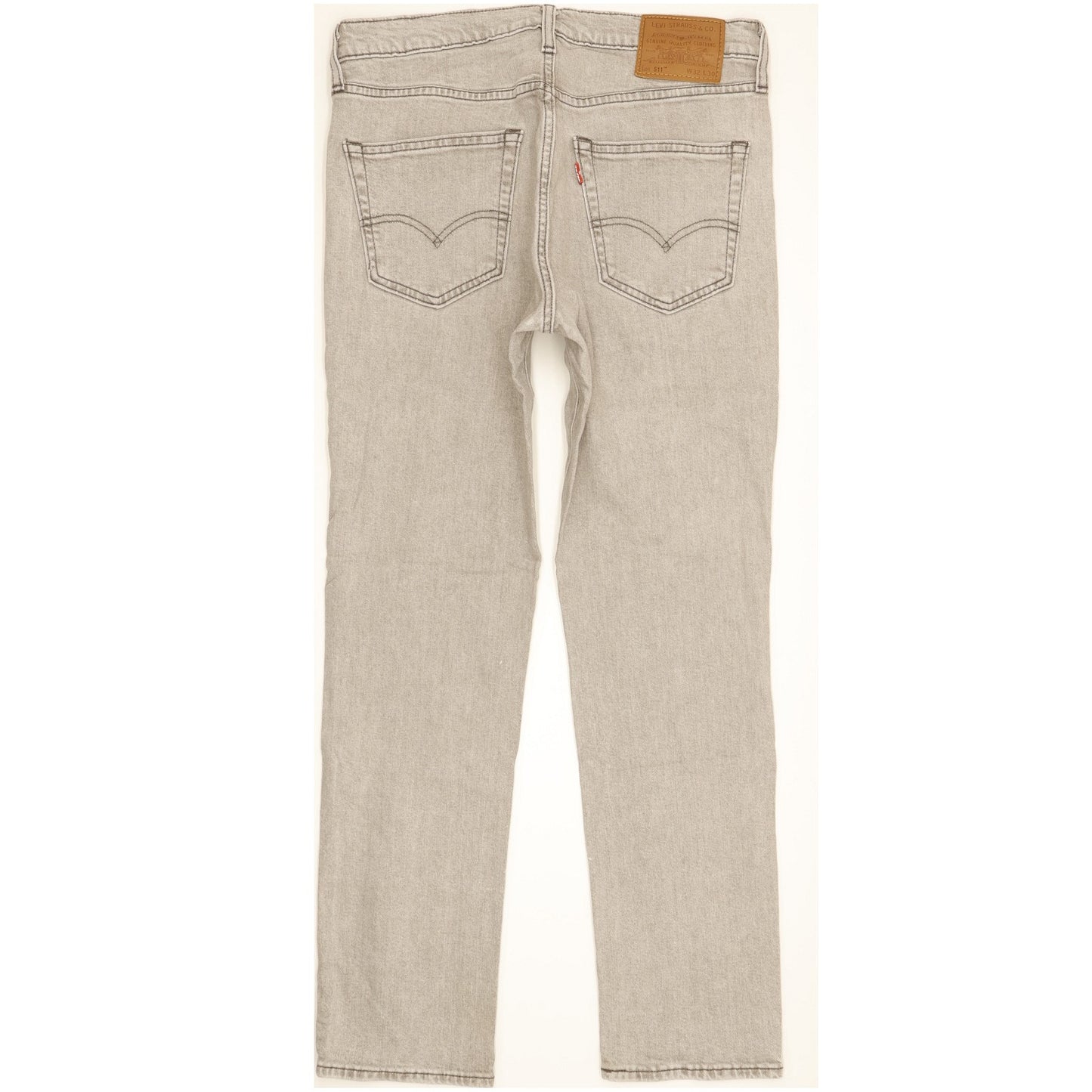 Levi's 511 Men Grey Straight Slim Jeans W32 L29