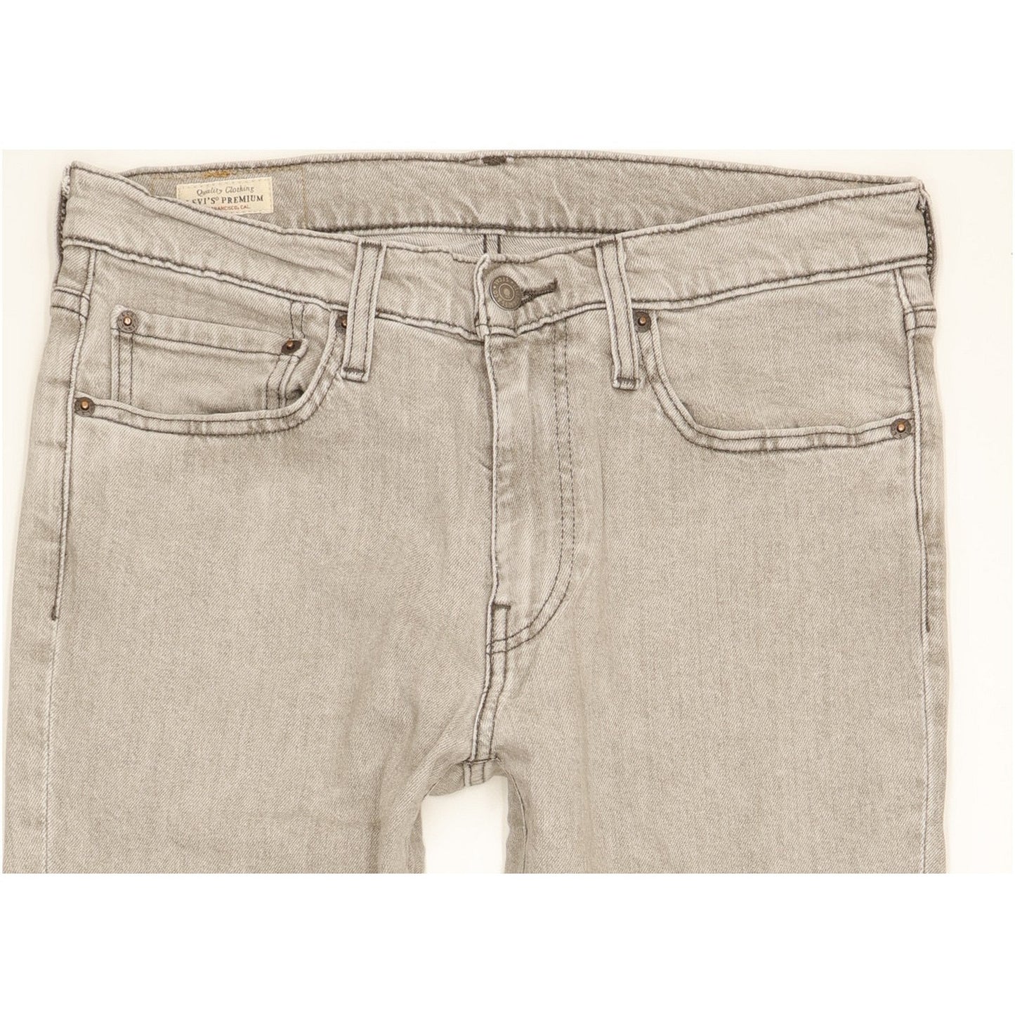 Levi's 511 Men Grey Straight Slim Jeans W32 L29