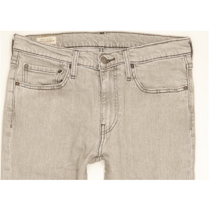 Levi's 511 Men Grey Straight Slim Jeans W32 L29