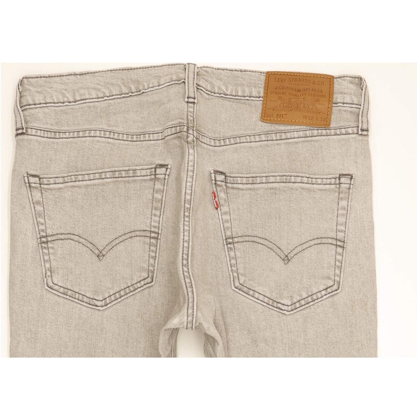 Levi's 511 Men Grey Straight Slim Jeans W32 L29