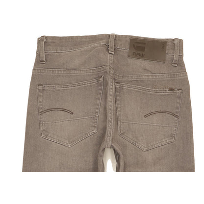 G-Star 3301 Men Grey Straight Loose Stretch Jeans W26 L31