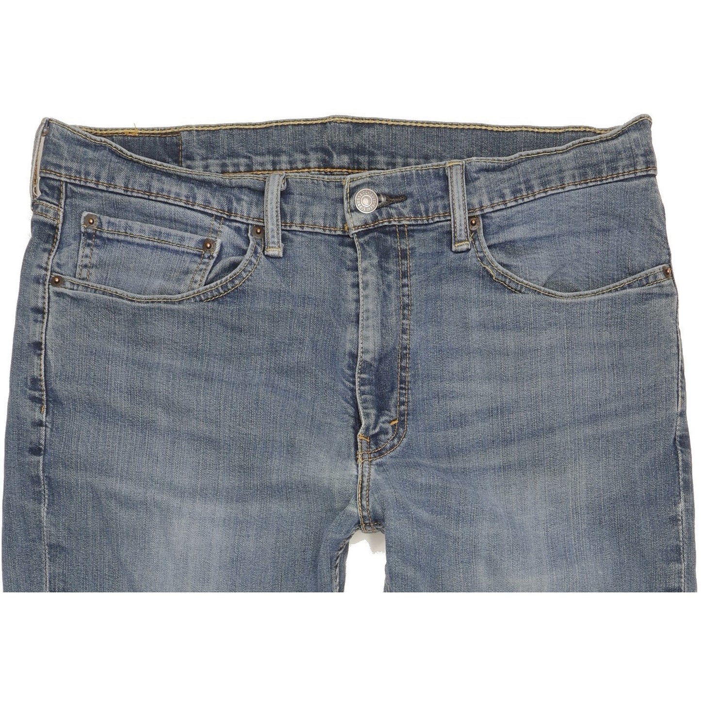 Levi's 514 Men Blue Straight Slim Stretch Jeans W34 L31