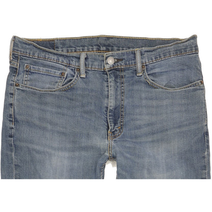 Levi's 514 Men Blue Straight Slim Stretch Jeans W34 L31