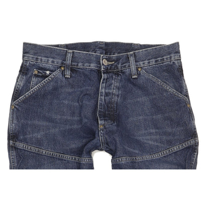G-Star Elwood Men Blue Straight Regular Jeans W32 L34
