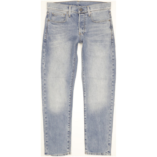 G-Star 3301 Men Blue Tapered Regular Stretch Jeans W30 L30
