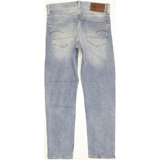 G-Star 3301 Men Blue Tapered Regular Stretch Jeans W30 L30