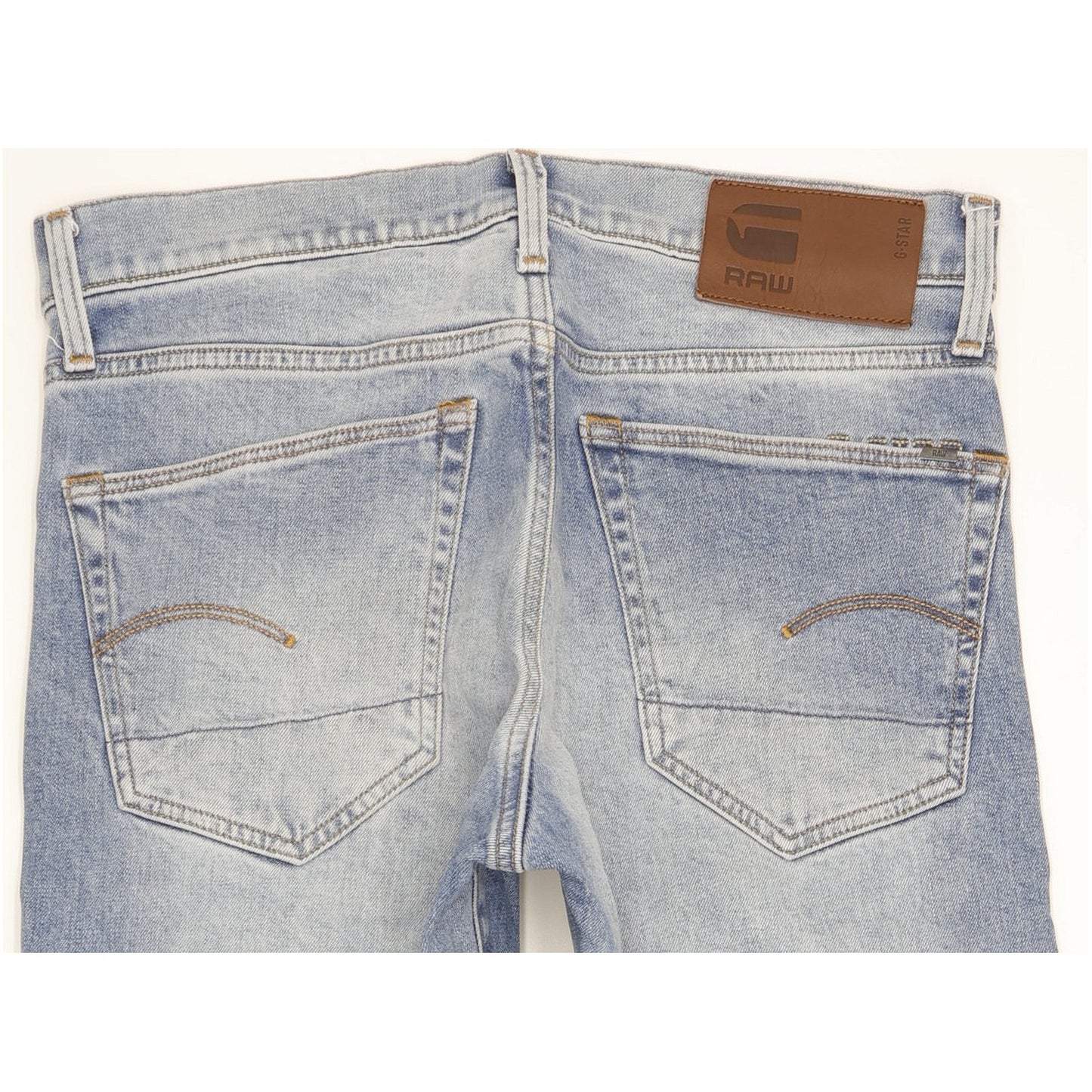 G-Star 3301 Men Blue Tapered Regular Stretch Jeans W30 L30