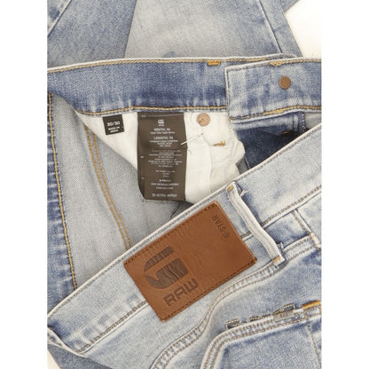 G-Star 3301 Men Blue Tapered Regular Stretch Jeans W30 L30