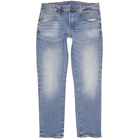 G-Star 3301 Men Blue Straight Regular Jeans W34 L31
