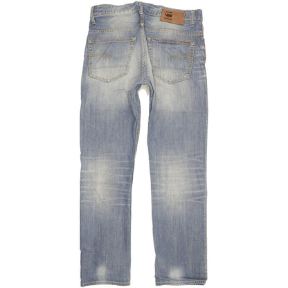 G-Star 3301 Men Blue Straight Regular Jeans W34 L32