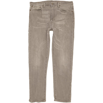 Levi's 522 Men Grey Straight Regular Stretch Jeans W34 L31