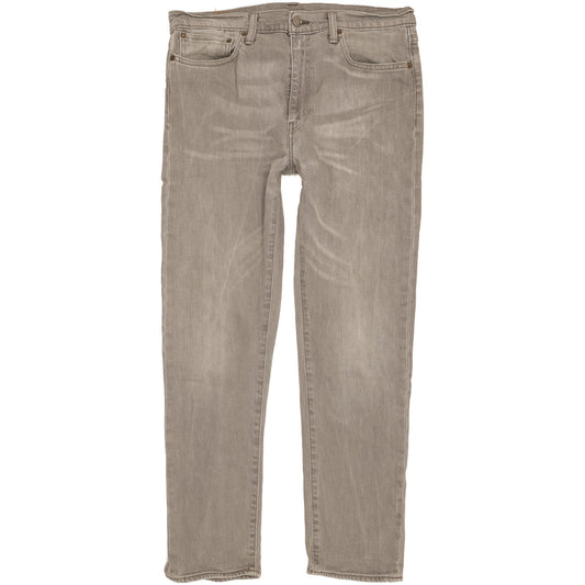 Levi's 522 Men Grey Straight Regular Stretch Jeans W34 L31